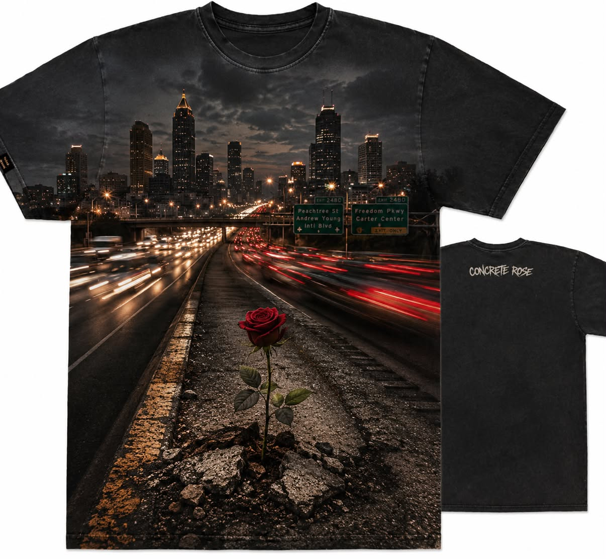 Concrete Rose 91 Skyline Tee
